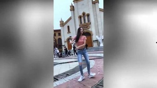 小网红街头跳街舞,街舞魅力席卷街头